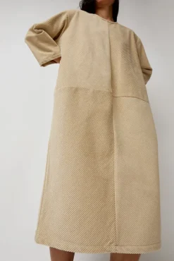 Online Corduroy Radient Dress in Ivory Collections|Dresses