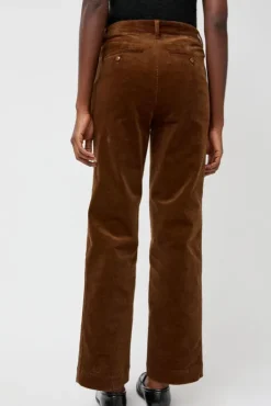 Clearance Corduroy Straight Pants in Brown Collections|Shorts & Pants