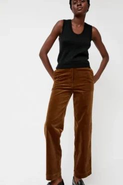 Clearance Corduroy Straight Pants in Brown Collections|Shorts & Pants