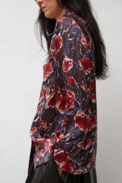 New Cullen Shirt in Red Roses Collections|Tops