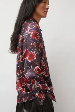 New Cullen Shirt in Red Roses Collections|Tops