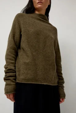 Fashion Daily Sweater in Forest Green Sweaters|Clothing