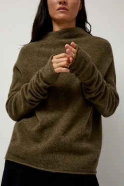 Fashion Daily Sweater in Forest Green Sweaters|Clothing