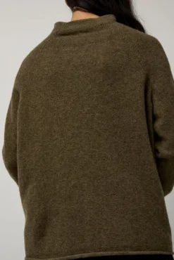 Fashion Daily Sweater in Forest Green Sweaters|Clothing