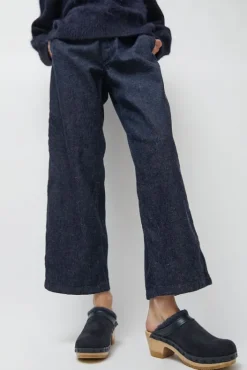 Fashion Dakota Shearling Clog on Mid Heel in Navy and Night Holiday Gift Guide|Collections