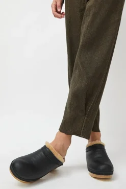 Sale Dakota Shearling Clog on Mid Heel in Ink Aviator Holiday Gift Guide|Collections