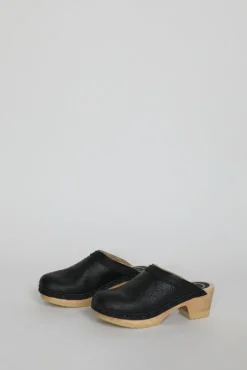 Sale Dakota Shearling Clog on Mid Heel in Ink Aviator Holiday Gift Guide|Collections
