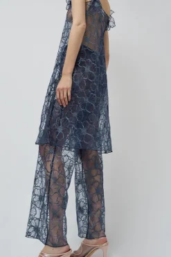 Outlet Daphne Pants in Navy Peony Collections|Shorts & Pants