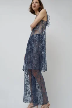 Outlet Daphne Pants in Navy Peony Collections|Shorts & Pants