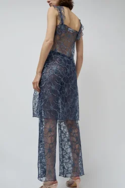 Outlet Daphne Pants in Navy Peony Collections|Shorts & Pants