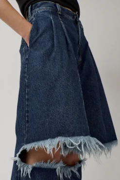Hot Demi-Denims in Medium Blue Denim|Shorts & Pants