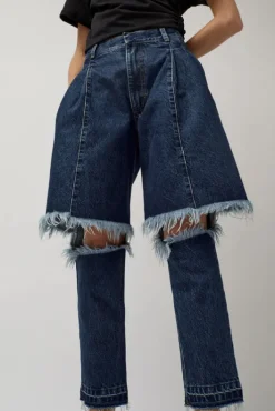Hot Demi-Denims in Medium Blue Denim|Shorts & Pants