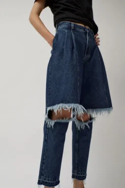 Hot Demi-Denims in Medium Blue Denim|Shorts & Pants