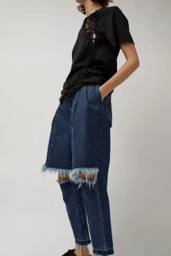 Hot Demi-Denims in Medium Blue Denim|Shorts & Pants