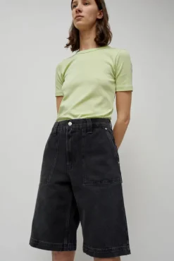 Sale Denim Carpenter Shorts in Stone Black Collections|Shorts & Pants