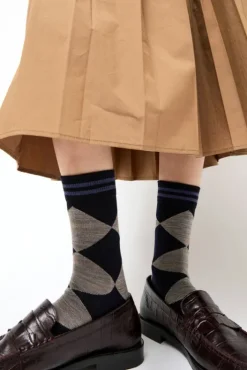 Fashion Diamond Socks in Navy Holiday Gift Guide|Collections
