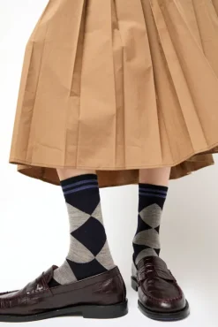 Fashion Diamond Socks in Navy Holiday Gift Guide|Collections