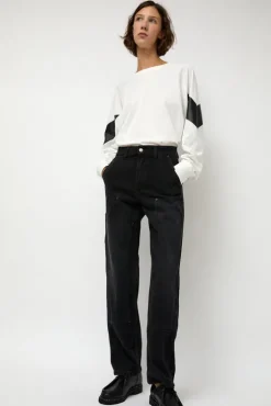 Discount Double-Knee Jean in Spider Black Collections|Denim