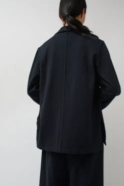 New Drapey Blazer in Black Warp and Indigo Weft Collections|Jackets & Outerwear