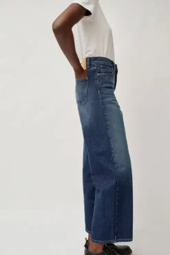 Online Elissa High Wide Jean in Cate Wash Collections|Denim