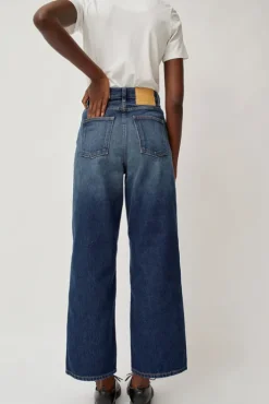 Online Elissa High Wide Jean in Cate Wash Collections|Denim