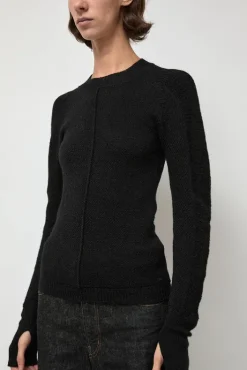 Hot Elle Thermal in Black Sweaters|Clothing
