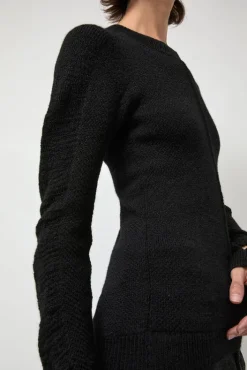 Hot Elle Thermal in Black Sweaters|Clothing