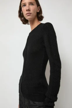Hot Elle Thermal in Black Sweaters|Clothing