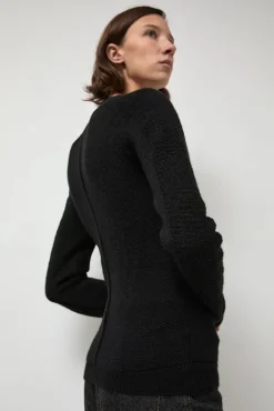 Hot Elle Thermal in Black Sweaters|Clothing