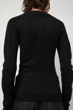 Hot Elle Thermal in Black Sweaters|Clothing