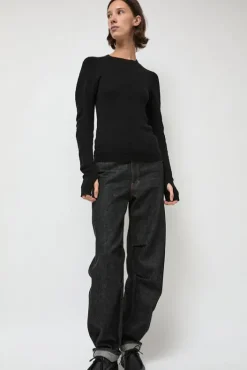 Hot Elle Thermal in Black Sweaters|Clothing