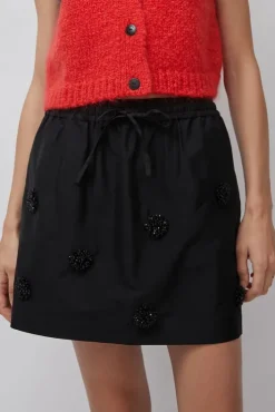 Online Embellished Mini Skirt in Black Holiday Gift Guide|Skirts