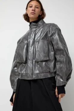 Fashion Ep Bomber Jacket in Charcoal Jackets & Outerwear|Clothing