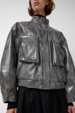 Fashion Ep Bomber Jacket in Charcoal Jackets & Outerwear|Clothing
