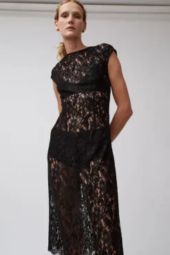 Outlet Erika Dress in Black Lace Holiday Gift Guide|Dresses