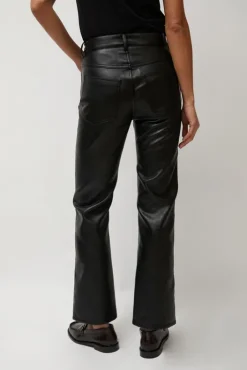 Hot Erik Jean in Black Faux Leather Collections|Denim