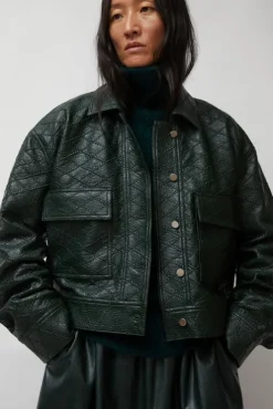 Discount Eva Jacket in Bottle Diamond Collections|Jackets & Outerwear