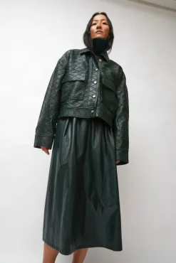 Discount Eva Jacket in Bottle Diamond Collections|Jackets & Outerwear
