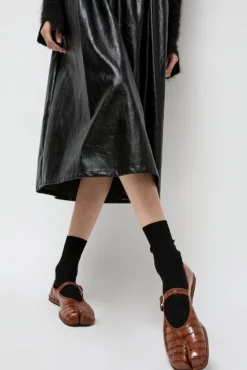 New Fu-Tabi Mary Jane in Brown Faux Croc Holiday Gift Guide|Clogs And Shoes