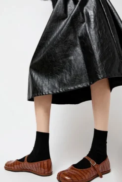 New Fu-Tabi Mary Jane in Brown Faux Croc Holiday Gift Guide|Clogs And Shoes