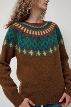 Discount Future Fantasy Fairisle Sweater in Nut Holiday Gift Guide|Clothing