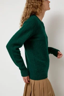 New Future Memories V Neck Sweater in Forest Holiday Gift Guide|Sweaters