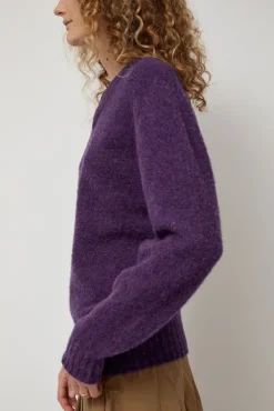 Sale Future Memories V Neck Sweater in Lavender Holiday Gift Guide|Sweaters