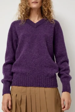 Sale Future Memories V Neck Sweater in Lavender Holiday Gift Guide|Sweaters