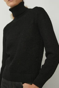 Clearance Gabe Turtleneck in Black Sweaters|Clothing