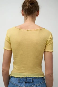 Outlet Gerrymandered Tee in One Yellow Collections|Tops