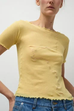 Outlet Gerrymandered Tee in One Yellow Collections|Tops