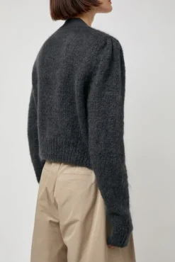 Sale Grandma Cardigan in Dark Green Sweaters|Clothing
