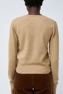 Clearance Hany Cashmere Knit in Camel Collections|Sweaters