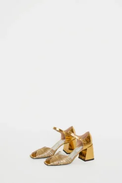 Best High 70鈥檚 Sandal in Gold Clogs And Shoes|Collections